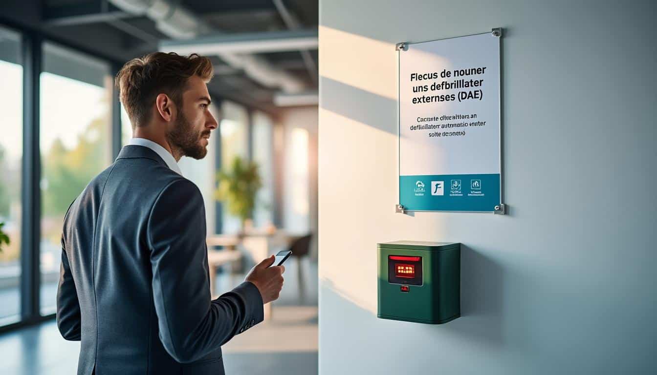 Illustration: Ce que dit la loi sur le défibrillateur obligatoire en entreprise