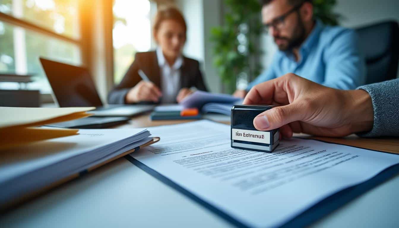 Illustration: Faut-il impérativement posséder un tampon dans une entreprise ?