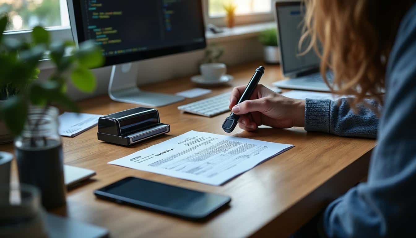 Tampon d’entreprise : mentions obligatoires pour un usage conforme